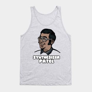 Synthesizer Patel / Retro Synth Geek Design Tank Top